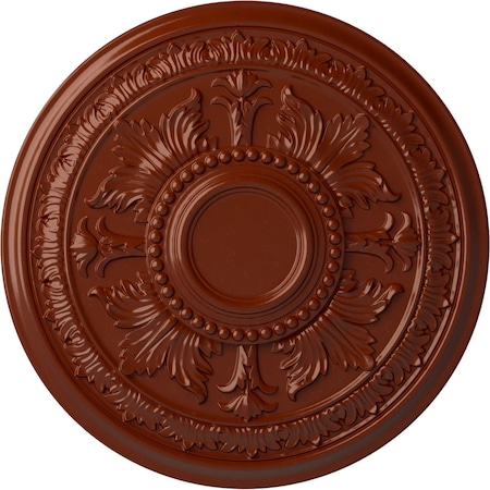 Tellson Ceiling Medallion (Fits Canopies Up To 6 3/4), Hand-Painted Firebrick, 30 5/8OD X 2 1/2P